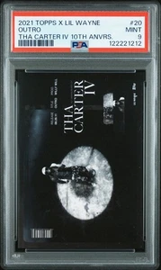 Tarjeta IV 2021 Topps X Lil Wayne Tha Carter PSA 9 Outro #20 - Imagen 1 de 2