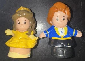 LITTLE PEOPLE BELLE & PRINCE ADAM BEAUTY AND THE BEAST DISNEY FISHER PRICE - Foto 1 di 2