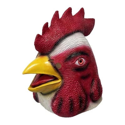 Rooster Head Mask Headdress Novelty Cock Headwear for Bar Photography Dress up - Image 1 of 4