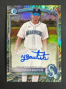 YORGER BAUTISTA /5 1ST ON CARD AUTO AUTOGRAPH 2025 BOWMAN CHROME SNACK PACK SSP - Bild 1 von 2