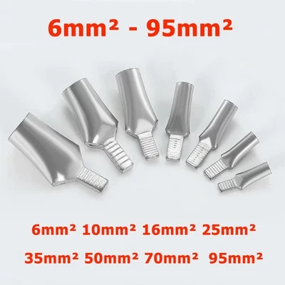 6-95mm²  Tin Plated Copper Tube Pin Crimp Terminal Cable Lug for Circuit Breaker - Image 1 of 4