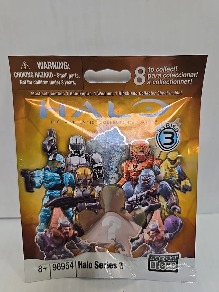 Mega Bloks Halo Series 3 Collectible Figures 96954 NISB