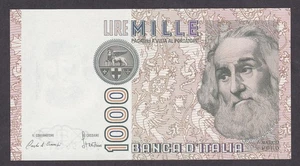 [UNC] 1982 Italy 1000 Lire P-109a [A01-3] - Picture 1 of 2