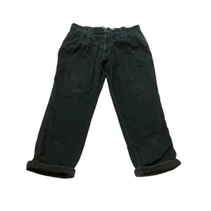 Vintage Dockers Corduroy Pants Mens Actual 44x30 Green Baggy Cuffed Skater Y2K - Picture 1 of 8
