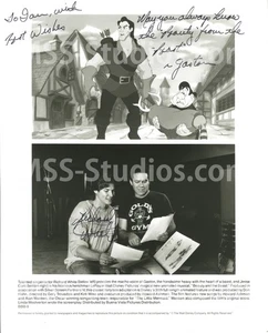 RICHARD WHITE Signed B&W 10x8 Photo (1993) Gaston in Beauty & The Beast - Picture 1 of 1