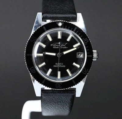 CITIZEN VINTAGE JET AUTODATER ADRS51301-DA 120M BUZO 38 MM (ORIGINAL Y EN MUY BUEN ESTADO) Foto 1 de 4