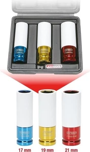 KS Tools Alu-Felgen Kraft-Stecknuss-Satz 1/2", 3-tlg  - Bild 1 von 1