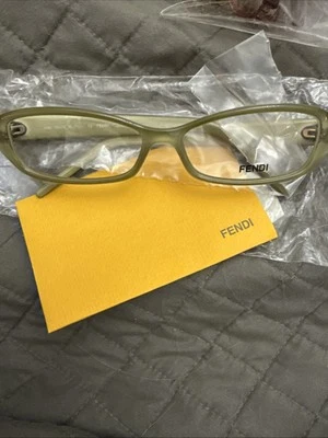 NUEVOS MARCOS DE GAFAS FENDI F838 R Verde 316 AUTÉNTICOS 52-14-130 Foto 1 de 4