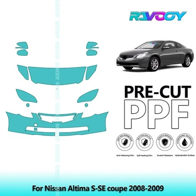 PreCut Paint Protection Film PPF For Nissan Altima S-SE coupe 2008-2009 — 第 1/4 张图片