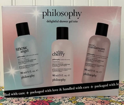 3 GELES DE DUCHA FILOSOFÍA - ÁNGEL DE NIEVE - CEREZA BLANCA - ENTREGA ESPECIAL CARDAMOMO - Imagen 1 de 2