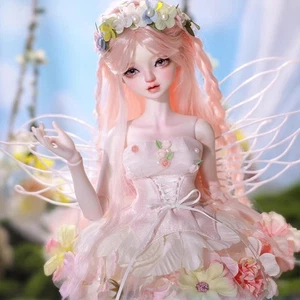 1/4 BJD Muñeca Articulación Resina Cara Maquillaje Elfo Ángel Niña Hecho a Mano Regalos Juguete Muñeca Desnuda - Imagen 1 de 9