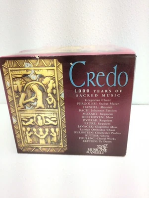 SET OF 15 CD'S Credo 1000 Years Of Sacred Music BOX SET # 99181 Musica Di Angeli - Image 1 of 4