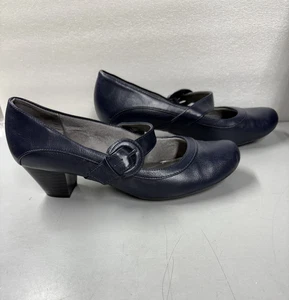 LIfeStride Soft System Womens Navy 1.5" Round Toe Pumps SIZE 8 US - Picture 1 of 6