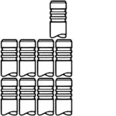 15 x Einlass-Einlassventil TRW Engine Component für AUDI, SEAT, SKODA, VW A3 - Bild 1 von 4