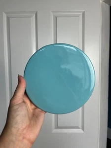 CHIVE.COM Light Blue CERAMIC Wall Disc PLANTER / Vase RARE Retro DECOR - Picture 1 of 4