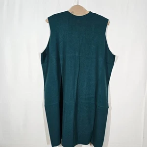 Universal Standard türkis grün Savvy doppelt Strick Pullover Kleid 3XL - Bild 1 von 5
