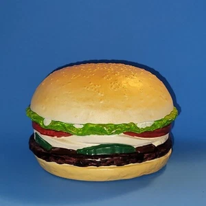 Burger King Whopper Ceramic Coin Bank by Berman & Anderson Inc FREE Ship - Picture 1 of 9