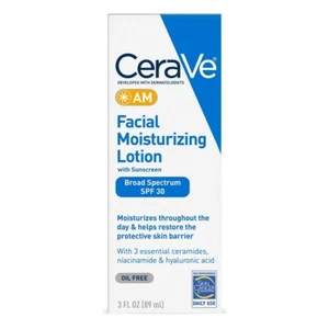 CeraVe AM Facial Moisturizing Lotion, SPF 30 | Oil-Free Face Moisturizer - Picture 1 of 11