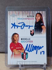ALYSSA THOMPSON MICHELLE COOPER DUAL AUTO /200 2023 PARKSIDE NWSL VOL 2