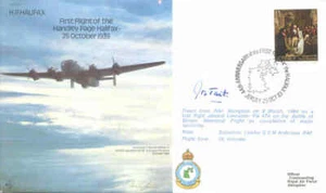 Cubierta B31c RAF Halifax firmada JAMES TAIT DSO*** DFC* - Imagen 1 de 1