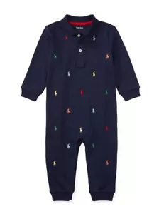 NEU Neu mit Etikett Ralph Lauren Jungen Polo Pony Interlock Overall 9M $ 35 - Bild 1 von 1