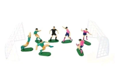 PME Soccer Football Cake Topper Decorations Birthday Cake Decorating 9 Piece Set - Image 1 of 2