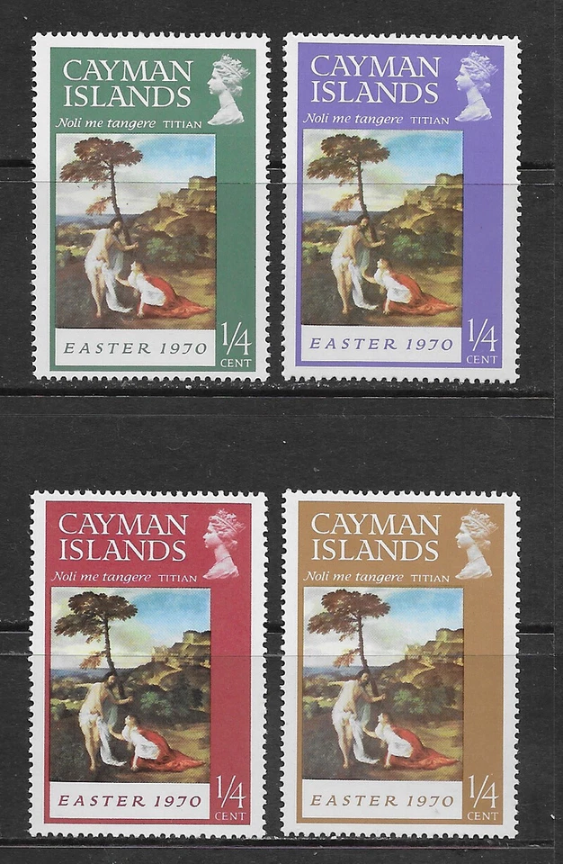 CAYMAN ISLANDS , 1970 , EASTER , SET OF 4 STAMPS PERF, MNH ,  - Image 1 of 1