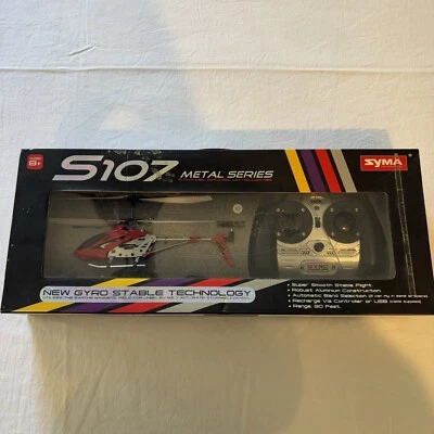 Syma S107G RC Helicopter with Gyro - Red (S107G-R) - Image 1 of 4