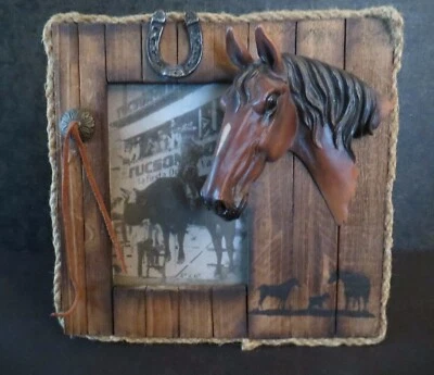 Home Decor Picture Frame Western Horse 3D - Image 1 of 4