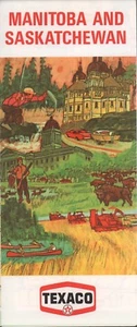 1967 Texaco Road Map: Manitoba and Saskatchewan NOS - Picture 1 of 1