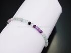 Внешний вид - Handmade 4mm Mixed Natural Gemstone Round Beads Stretchy Bracelet Reiki Chakra 
