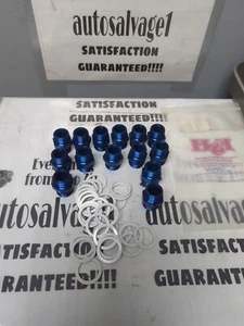 UNBRANDED,NA,1/2X 1/2IN PIPE/TUBE FITTING MALE X2 LOT OF 14 W/ 27 SEAL/WASHERS - Picture 1 of 5