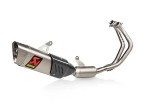 LIGNE D'ECHAPPEMENT COMPLETE RACING TITANE AKRAPOVIC POUR YAMAHA YZF R7 2021-202 - Photo 1/4