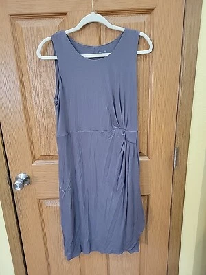 Vestido Garnet Hill para mujer 8 gris sin mangas Foto 1 de 4