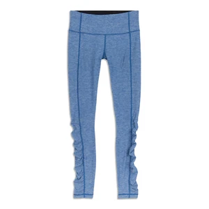 Lululemon Run Turn Around Tight Leggings Heathered Rugged Blue Size 6 - Picture 1 of 6