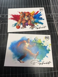 Bigfoot Soccer Basketball Color Blast Card Neuheit Parodie Sammelkarten Set - Bild 1 von 4