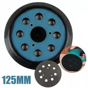 125mm 8Holes Backing Disc Sanding Pads Hook Loop For Makita Random Orbit S RUxg - Picture 1 of 8