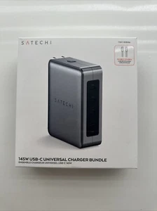 Satechi 145W USB-C Universal Charger Bundle Power Adapter CT-W145C2 - Picture 1 of 2