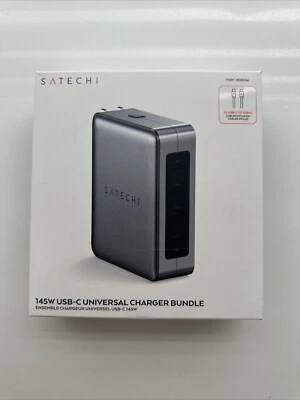 Satechi 145W USB-C Universal Charger Bundle Power Adapter CT-W145C2 - Image 1 of 2