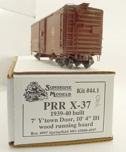 PRR Pennsylvania HO Resin Box Car X-37 Sunshine Models - Picture 1 of 9