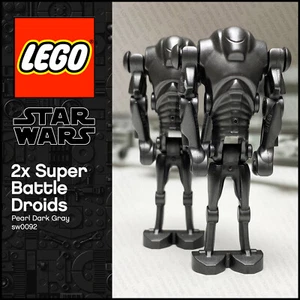 GENUINA LEGO Star Wars Minifigura 2 x Super Droides de Batalla sw0092 CONSTRUCTOR DEL EJÉRCITO - Imagen 1 de 5