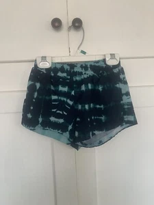 YOUTH GIRLS OLD NAVY ACTIVE ATHLETIC GYM ELASTIC SHORTS BLUE WHITE XLARGE XL 14 - Picture 1 of 2