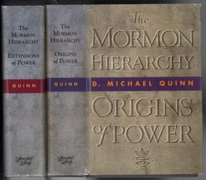 D Michael Quinn / Mormon Hierarchy Origins of Power & Extensions Signed 1st 1997 - Picture 1 of 1