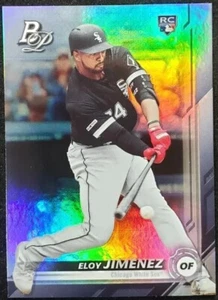 🔥🔥🔥$$**ELOY JIMENEZ**$$🔥🔥_ROOKIE CARD_🔥2019 Bowman PLATINUM🔥REFRACTOR🔥 - Bild 1 von 6
