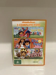 Nickelodeon Diego's Magical Mission Dora Fairytale Adventure Explore Earth DVD's - Picture 1 of 4