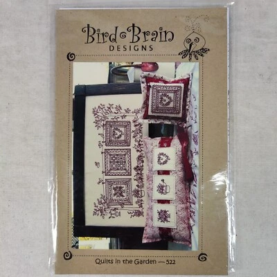 Quilts in the Garden Outdoor Heart Stitchery Stitching Template 11" x 22" - Image 1 of 4