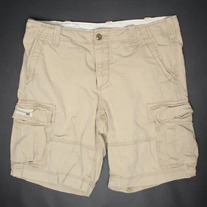Ralph Lauren Denim Supply Mens Cargo Shorts 36 Beige Khaki Cotton Rugged Casual - Picture 1 of 5