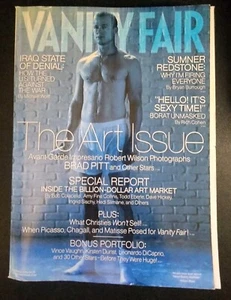 VANITY FAIR Magazine Dec 2006-Art Issue-Brad Pitt Cover No Label b29:6404 - Picture 1 of 12