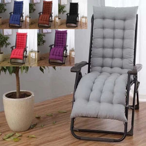 170cm Garden Sun Lounger Replacement Cushion Pad Recliner Chair Daybed Seat Pads - Picture 1 of 19