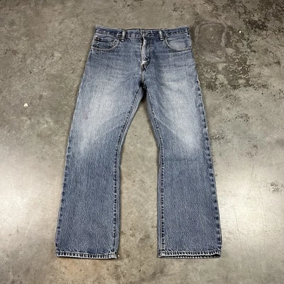 Levi’s 517 Jeans Mens 33x29 Blue Boot Cut Flaws Y2K Preowned - Image 1 of 4